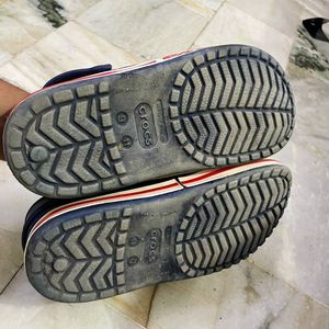 Navy Blue Crocs Clogs