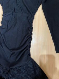 Black Long Sleeve Lace Dress