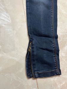 Low Waist Skinny Fit With Side Zip