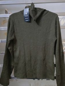 Olive Green Turtleneck Sweater