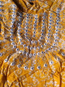 Yellow Kurta Set Dupatta