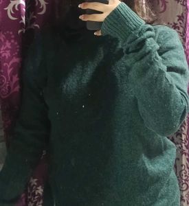 Two comfortable sweatshirt (green and dark blue)