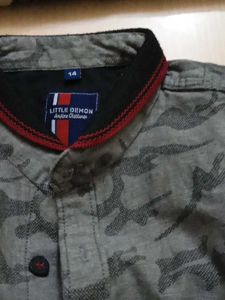 Men's Camouflage Print Shirt
