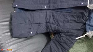 Navy Quilted Jacket