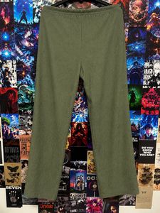 h&amp;m Olive Green Wide Leg palazzos