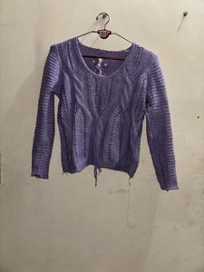 Lavender Knit Sweater