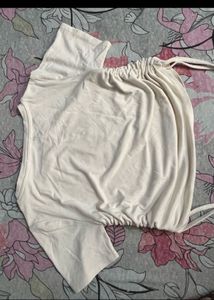 Cute White Cropped Top