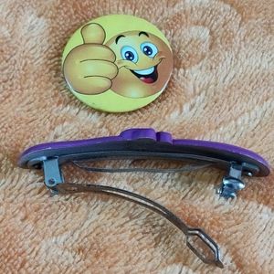 💝 DARK BLUE COLOR HAIR CLIP 😻