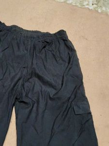 Men's Black Cargo jorts