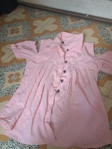 Chic Pink Puff Sleeve Top