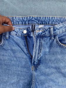 H&amp;m divided unisex baggy straight jeans