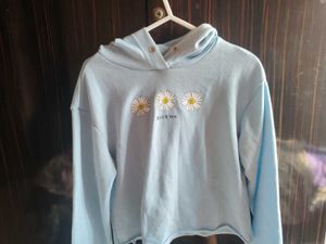 Cute Daisy  crop Hoodie