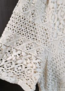 Chic White Lace Dress