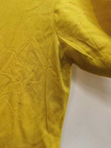 Women Yellow Printed Rayon Kurta