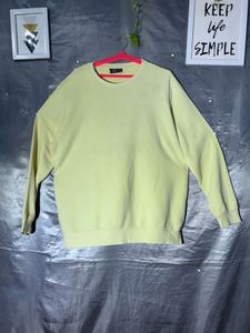Light Yellow Crewneck Sweatshirt