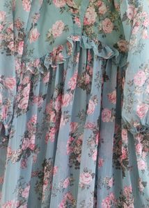 Ruby Sky floral Geogrette Dress