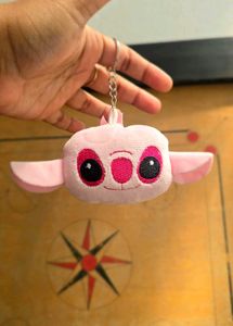 Cute Pink Character Keychain