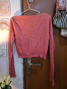 Only Cropped Zip-Up Cardigan
