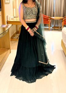 Emerald Green Lehenga
