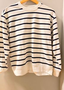 H & M Striped Long Sleeve sweatshirt