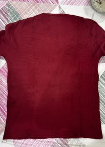 Maroon Casual T-Shirt