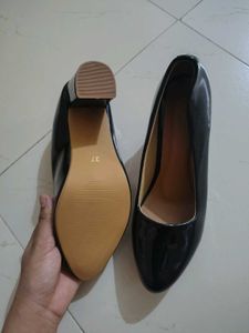 Elegant Black Patent Heels