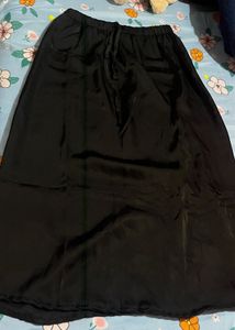 Satin Midi Skirt