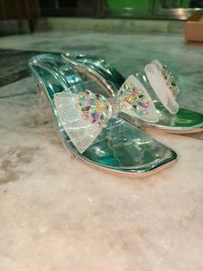 Sparkling Butterfly Embellished Heels
