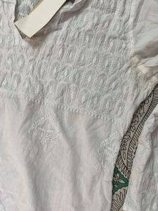 Fabindia White Chikankari Kurta