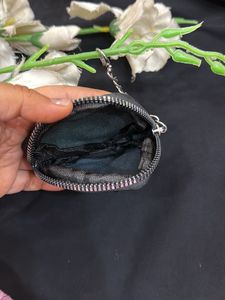 Black Studded Pouch