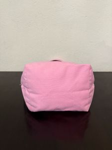 Trader Joe's Canvas Tote Bag Pink Trim