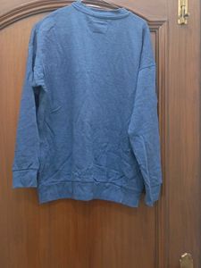 Blue Graphic Sweatshirt