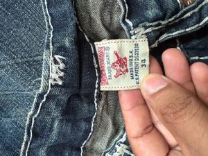 Designer Flared Blue Jeans