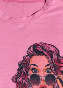 Cute Pink Graphic T-Shirt