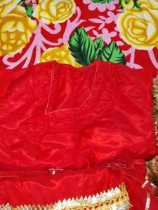 Vibrant Red garara Set