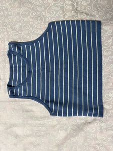 Striped Sleeveless Top