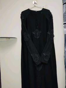 Elegant Black Arabic Style Abaya