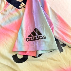 Unique Tie-Dye Adidas Jeep T-Shirt