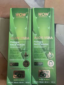 WOW Skin Science Aloe Vera Foaming Face Wash