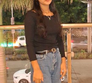Black Off-Shoulder Full Sleeves Top