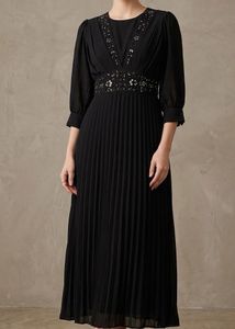 Black Embellished Maxi Dress