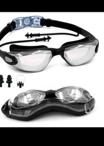 Swimming google,cap,ear plug,nose clip set