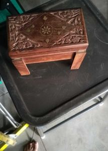 Vintage Wooden Jewelry Box