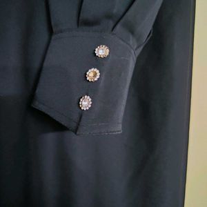 Elegant Black Abaya Style Gown