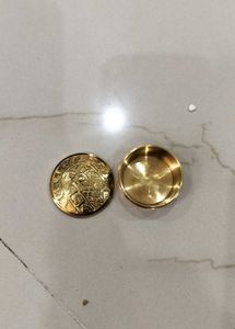 Small Brass kumkum dani