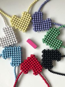 Mini Heart Beaded Bag