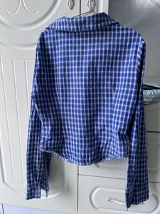 Blue striped shirt