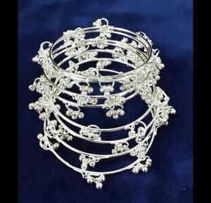 Traditional Silver Bangles Set