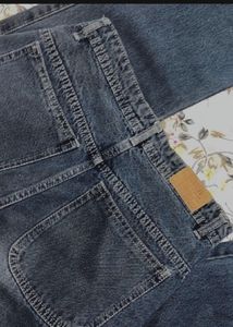 Dark Wash Cargo Jeans