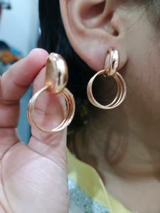 Rose Gold Hoop Earrings